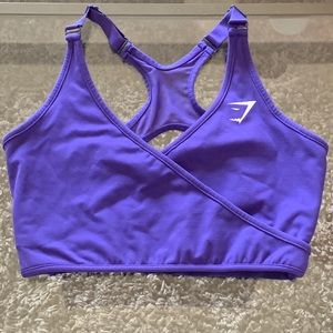 Indigo Gymshark Elite Sports Bra Size Med